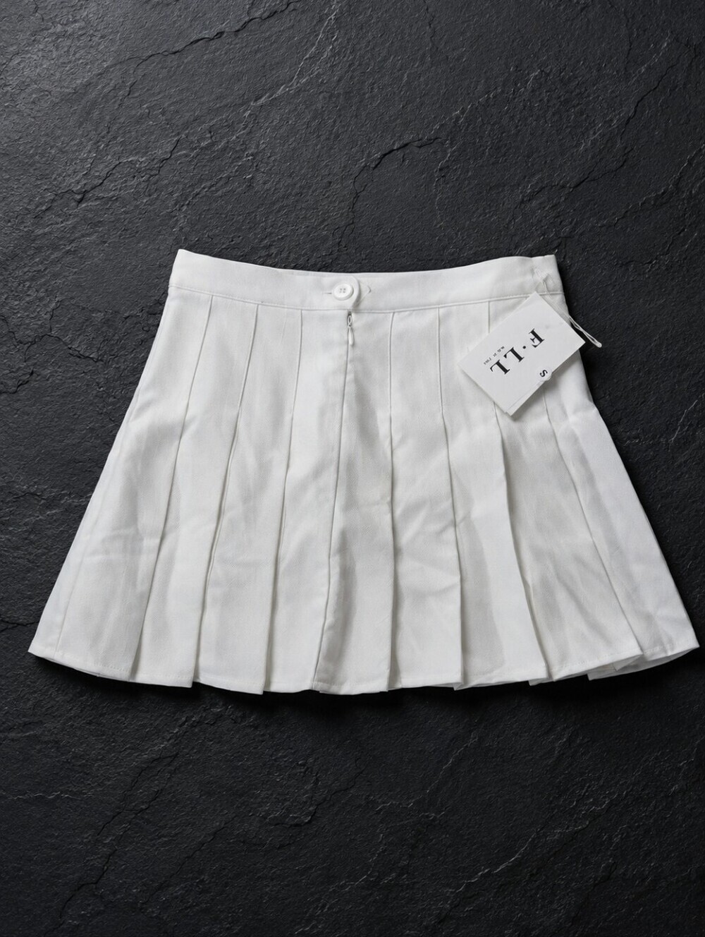 PLEATED Skirt With Interior Shorts. Cotton Blend.